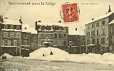 Remiremont sous la Neige. - Place de la Courtine